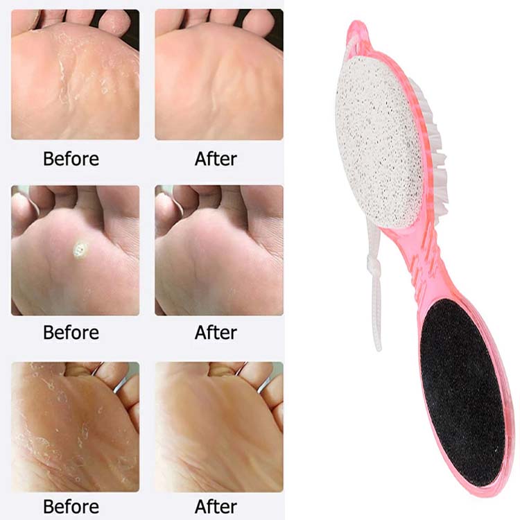 Dụng cụ chà gót chân 4 in 1 BẰNG ĐÁ BỌT BIỂN
