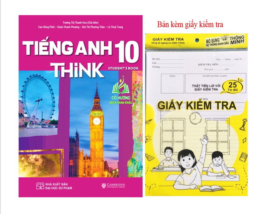 Sách giáo khoa tiếng anh 10 think