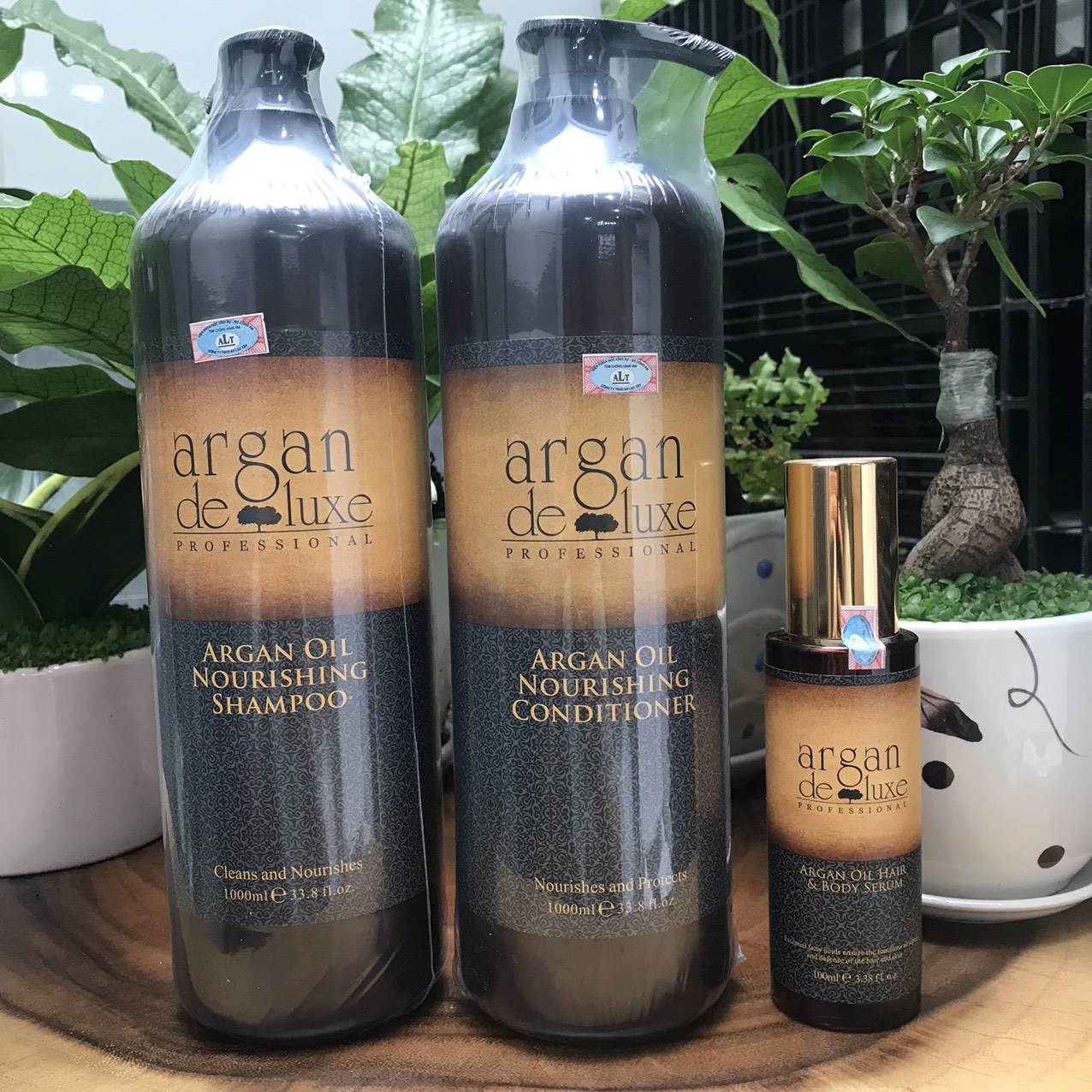 Dầu gội phục hồi tóc hư tổn Argan Deluxe Shampoo 1000ml