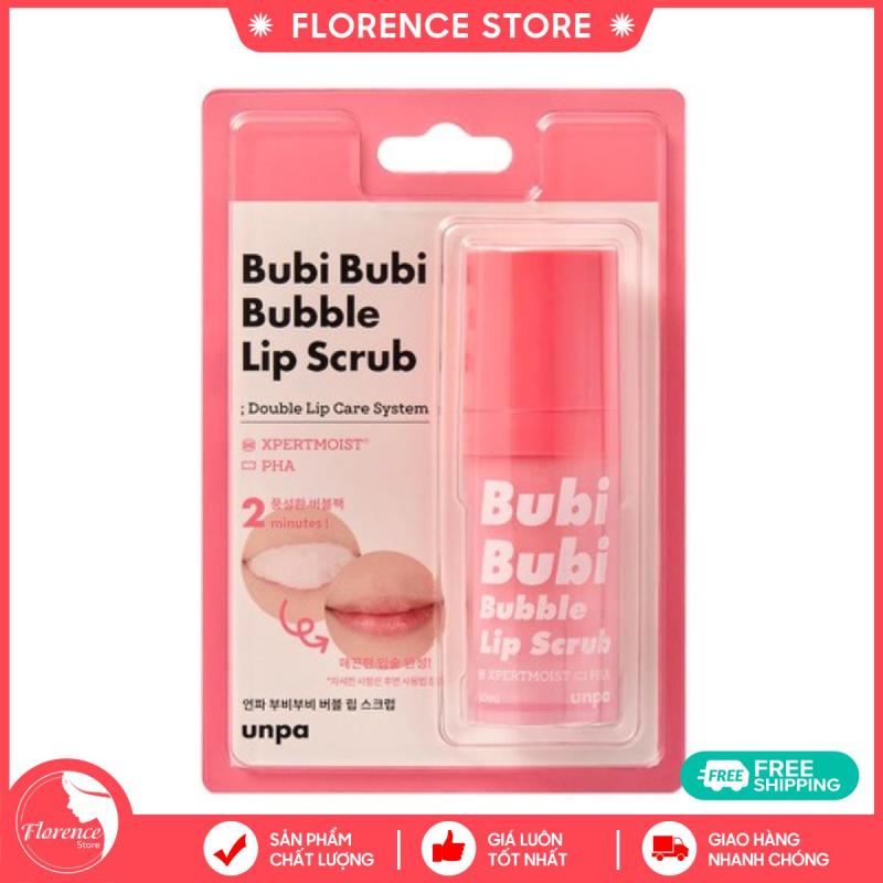 Tẩy tế bào chết môi Bubi Bubi Lip Hàn Quốc ( Mẫu mới 2021) Florence Store nhập khẩu