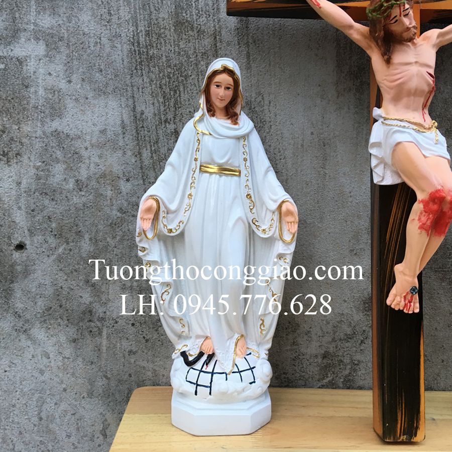 Bộ tượng bàn thờ Công Giáo 40cm