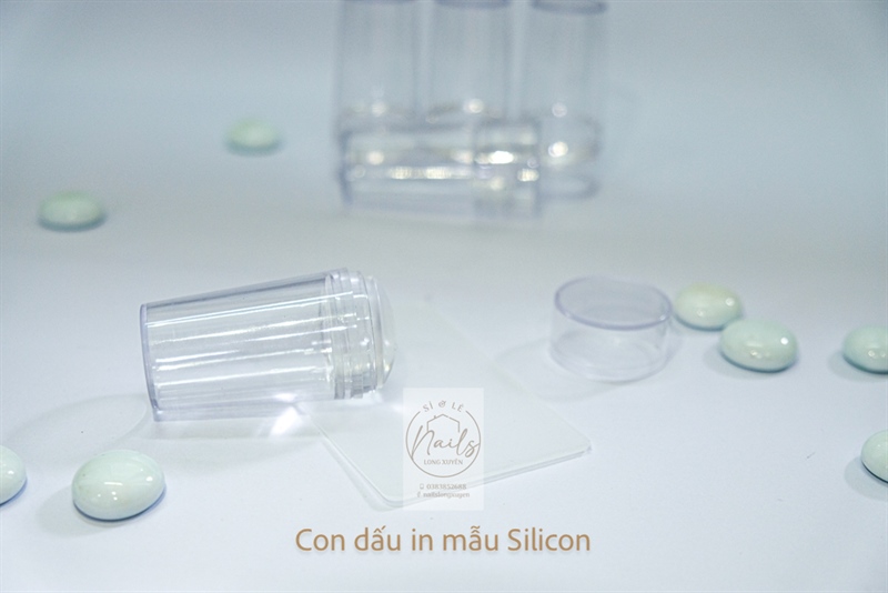 Con dấu in mẫu móng Silicon