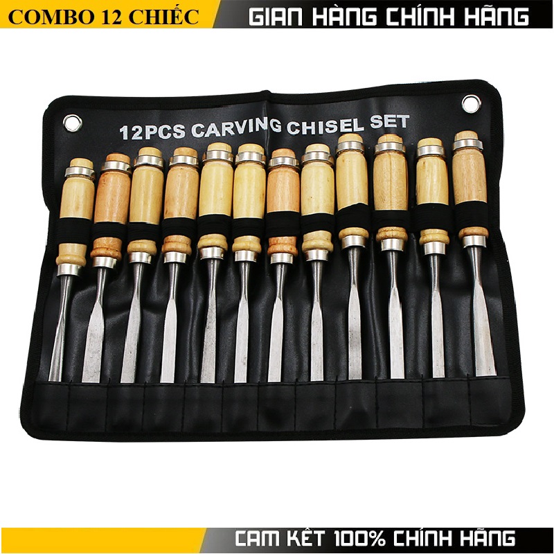 Bộ 12 mũi đục gỗ