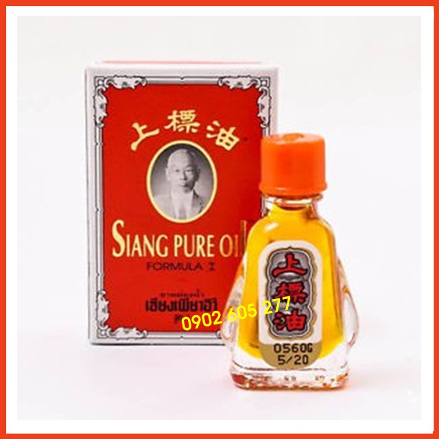 Dầu ông già đỏ 7cc Chữ vàng Thái Lan