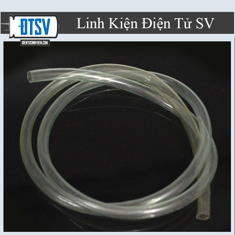 2m Dây Tio Phi 8, Ống Nước Trong Phi 8- Linhkiendientusv.vn
