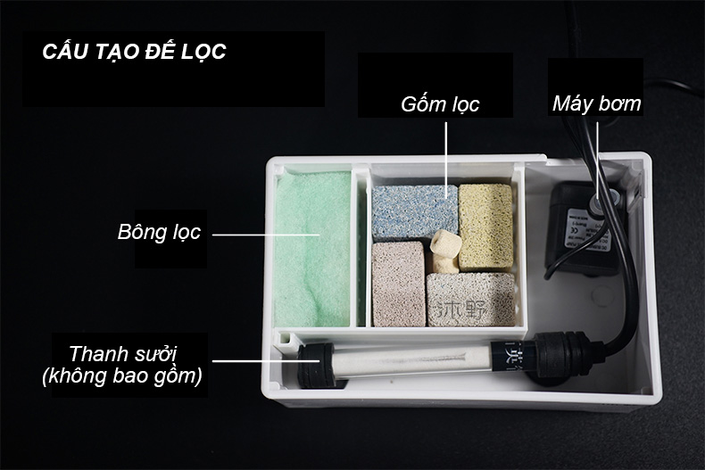 Bể cá thủy sinh Mini để bàn 03