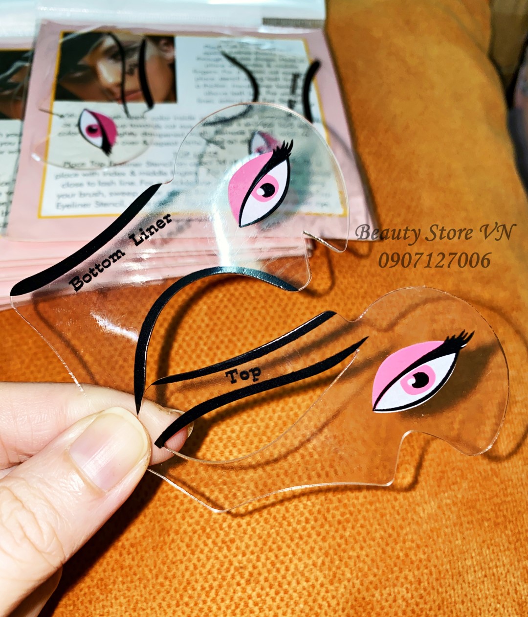 [LOẠI 1💋] Set 2 Khuôn Kẻ Mắt và Đánh Mắt Cao Cấp
