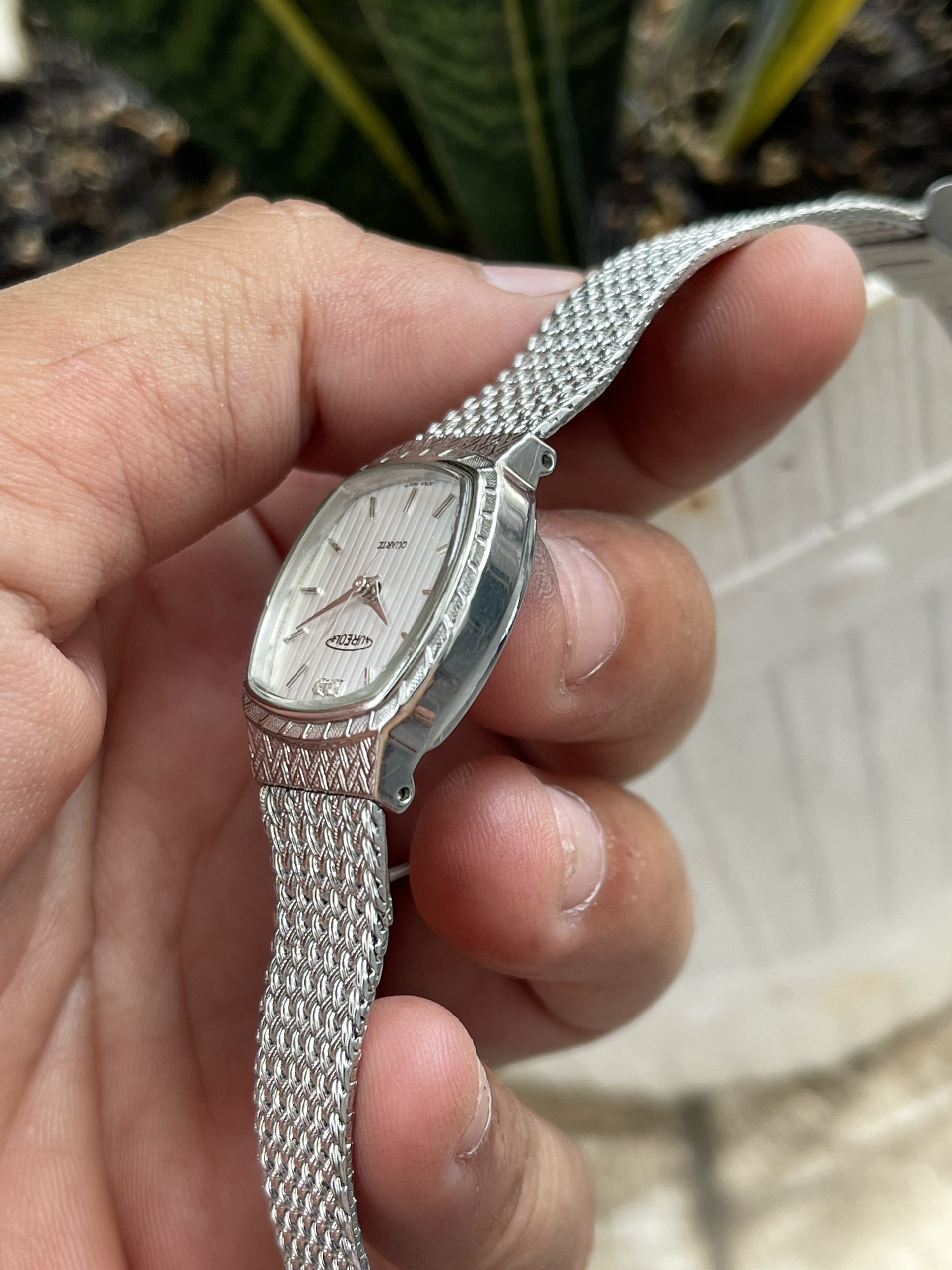 Đồng hồ nữ Ice kính saphia vỏ tím size mặt 40mm chạy pin hàng si