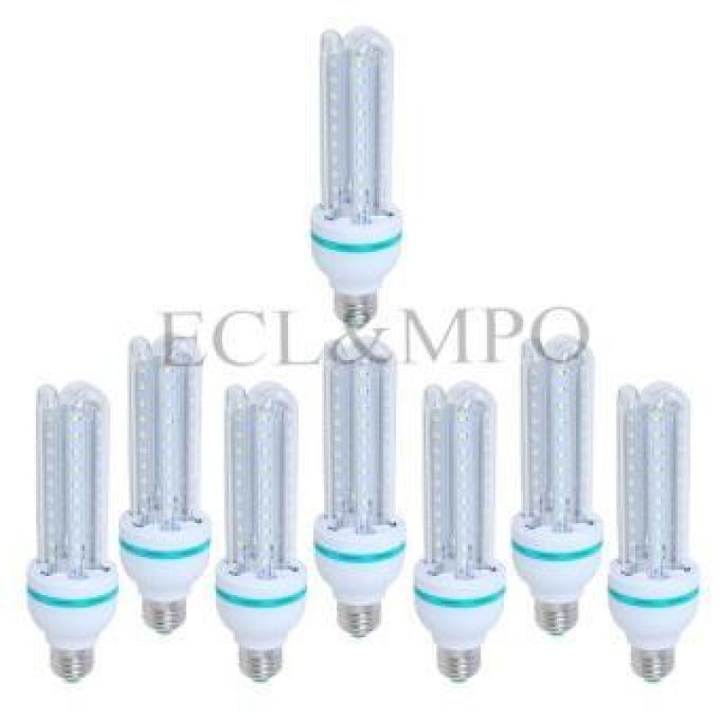 Bộ 8 bóng đèn LED chữ U 16W (Ánh Sáng Vàng)