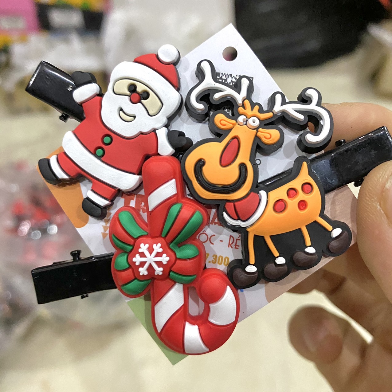 SET 3 KẸP TÓC NOEL GIÁNG SINH CHO BÉ SIÊU XINH