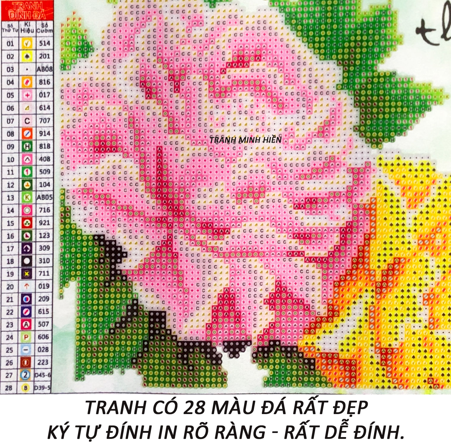 Tranh Đính Đá Tự Làm - Cha Mẹ Là Suối Nguồn Yêu Thương 36 (Kèm Quà Tặng) - Tranh Minh Hiền (TỰ ĐÍNH ĐÁ)