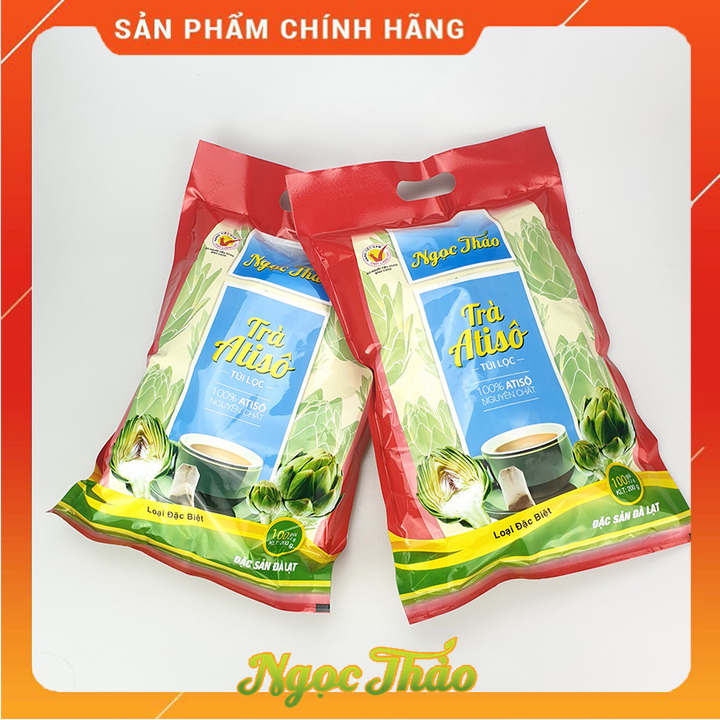 Trà atiso túi lọc đặc biệt Ngọc Thảo | 100 túi (gói màu đỏ)