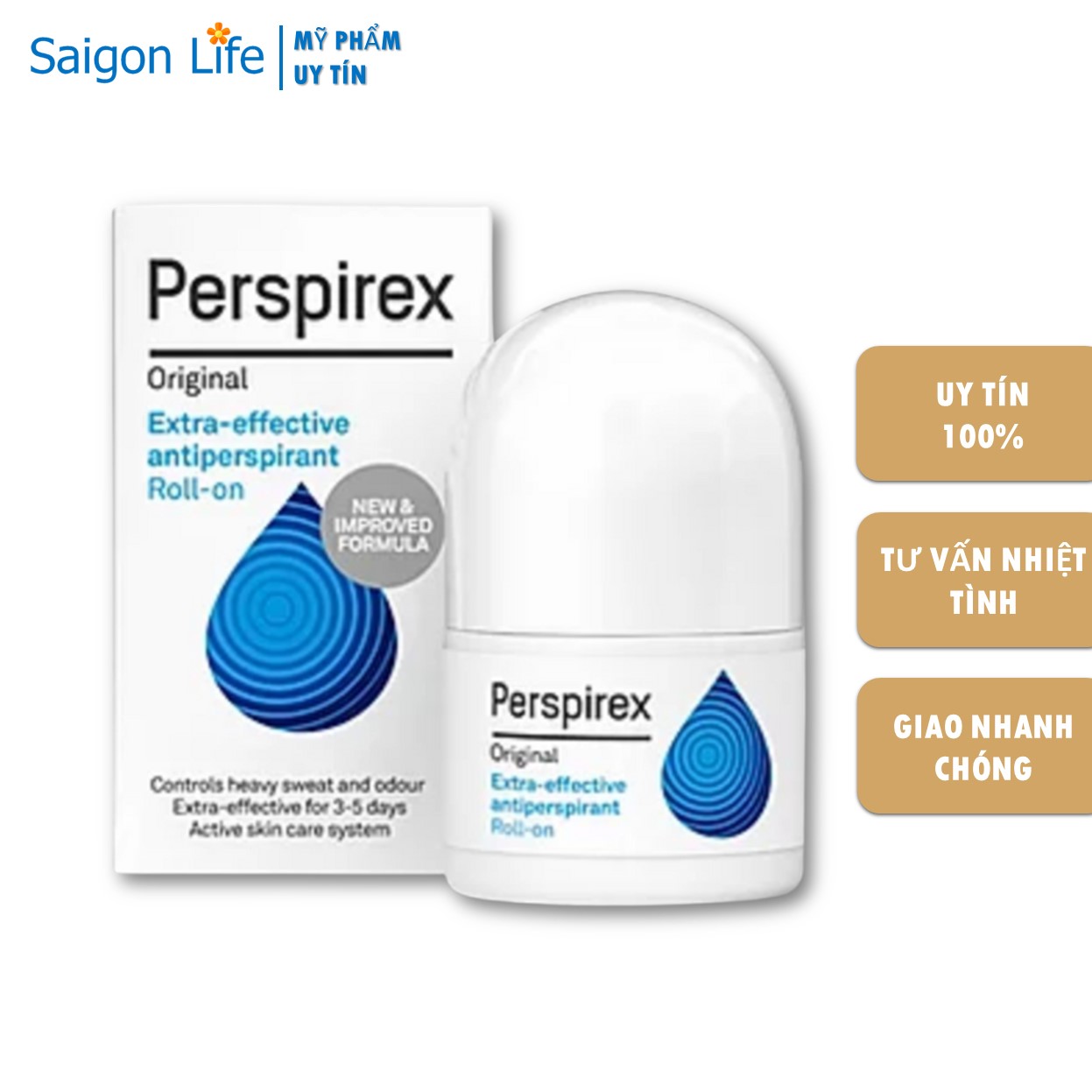 [Hot] Lăn Khử Mùi Perspirex Cao Cấp Original (Loại Vừa) 20ml