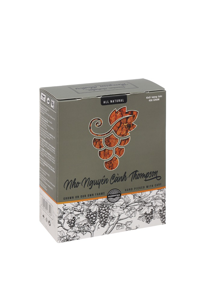 [HCM]Nho khô nhập khẩu Úc - THOMPSON Hộp 450 gr