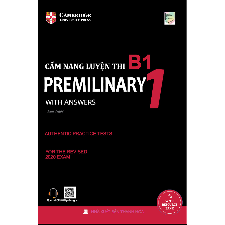 [HCM]Sách - Cẩm nang luyện thi B1 (Preliminary 1 with Answers)