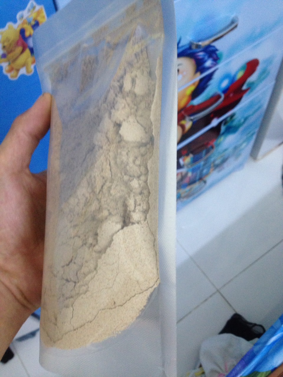 tinh bột cám gạo - dùng đắp mặt