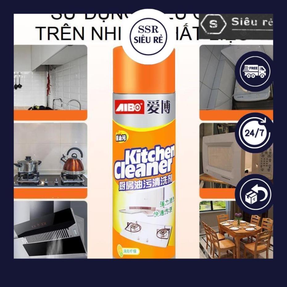 Chai xịt vệ sinh nhà bếp kitchen cleaner 450ml chính hãng aibo