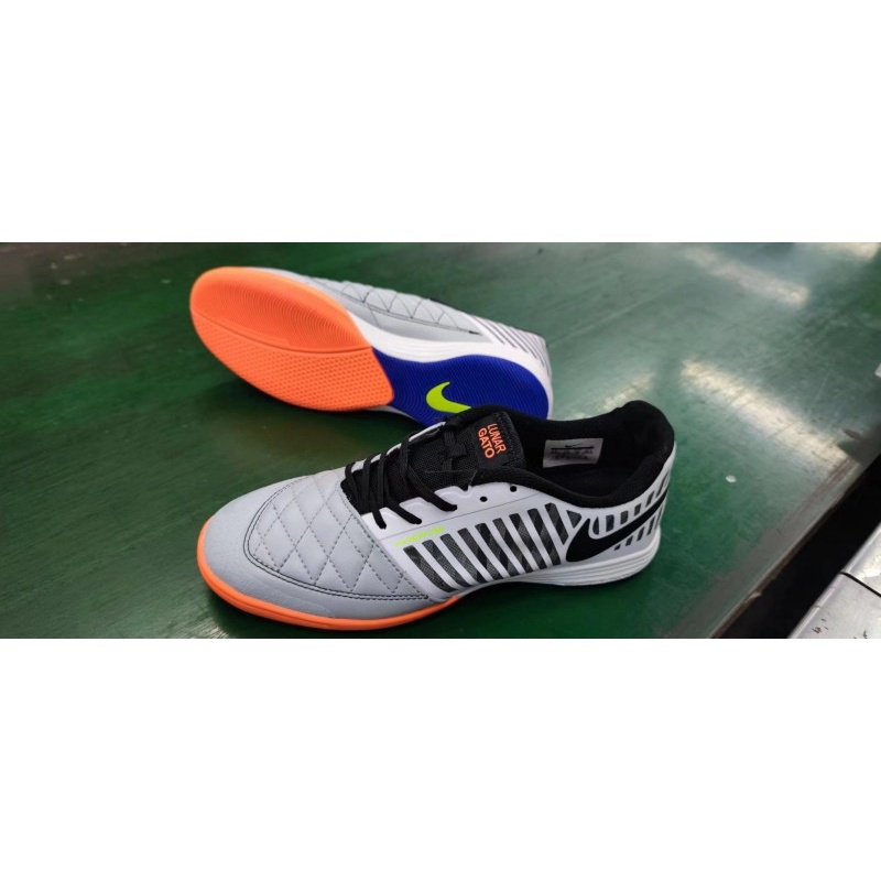 ✢✘ Soccer Shoes Futsal NK Lunar Gato Ii Ic - Racer Blue Volt