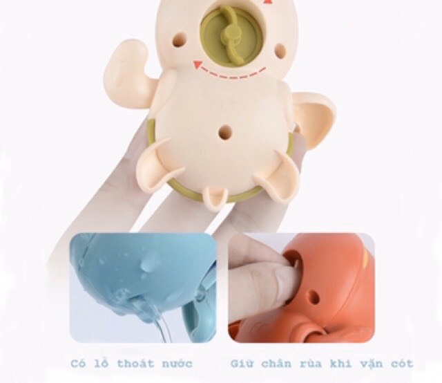 Rùa Con Bơi Trong Nước Vặn Dây Cót Cho Bé