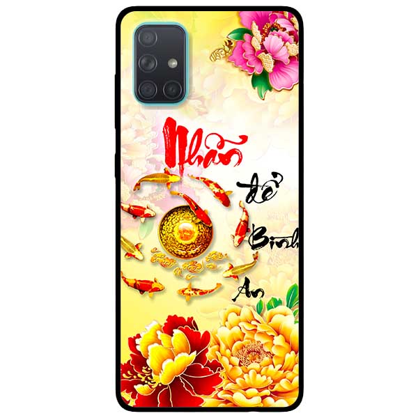 [HCM]Ốp lưng dành cho Samsung A51 / Samsung A71 mẫu Thư Pháp Nhẫn Bình An