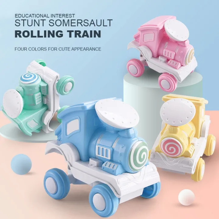 Train Shape Toy Trolley Model Xe đẩy đồ chơi trẻ em, Train Roll Train Head Toy