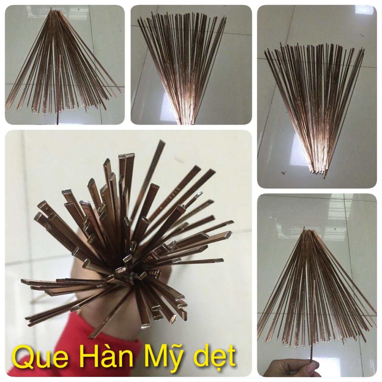 Que hàn bạc mỹ combo 10 cây + hộp hàn xịn