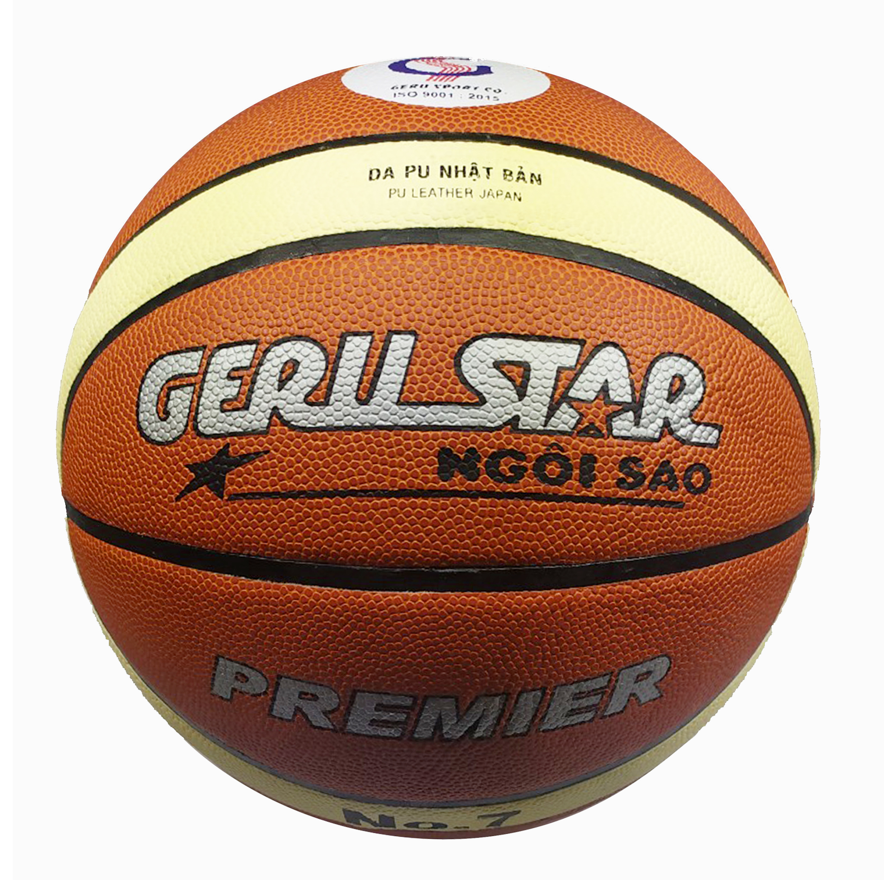 Bóng rổ Gerustar Size 7 PU 2M Premier - Dán