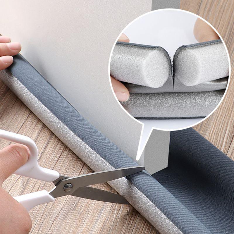 Thanh Chặn Khe Cửa ngăn gió điều hòa, Ron Chắn Khe Cửa, Thanh Xốp Chặn khe Cửa Ngăn Côn Trùng, Ngừa Bụi Bẩn Litchee Shop