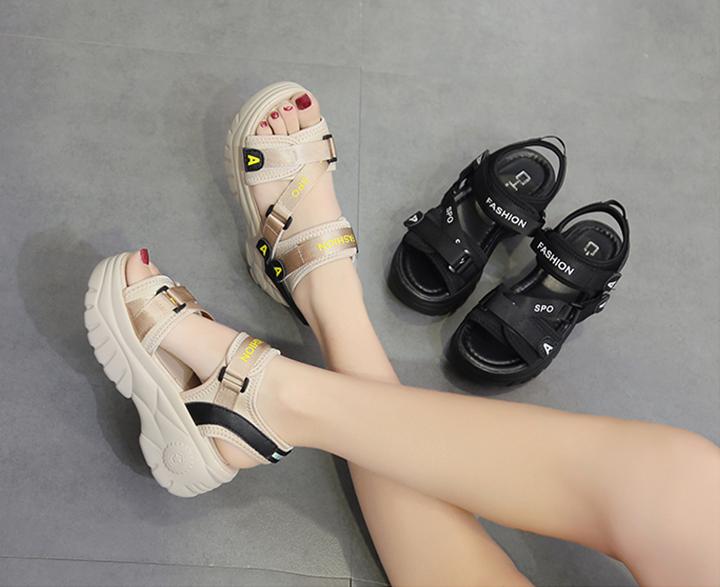 Giày sandal đế bánh mì cá tính S116D