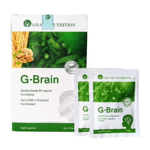 CỐM TRÍ NÃO G BRAIN (CỐM TĂNG TRƯỞNG TRÍ NÃO GBRAIN) G-Brain (HỘP 30 GÓI)- Tâm Đức 1