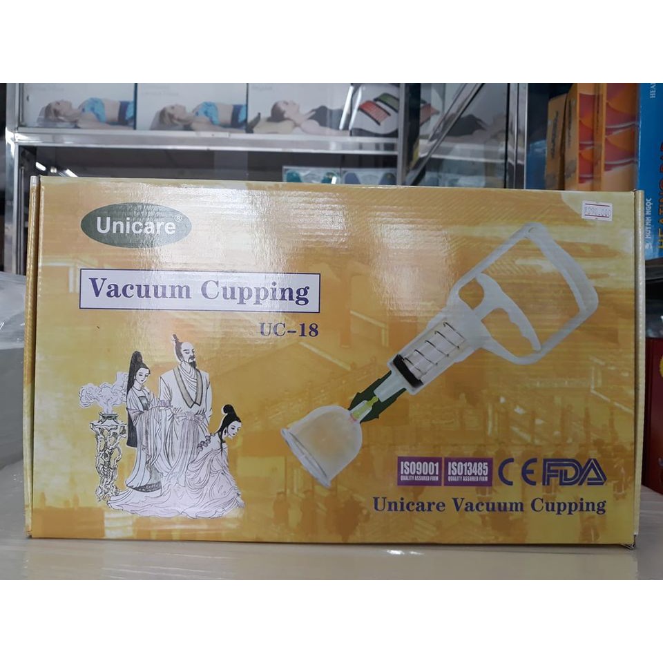 [HCM]Giác hơi không dùng lửa UNICARE UC-18- Bộ 18 ly
