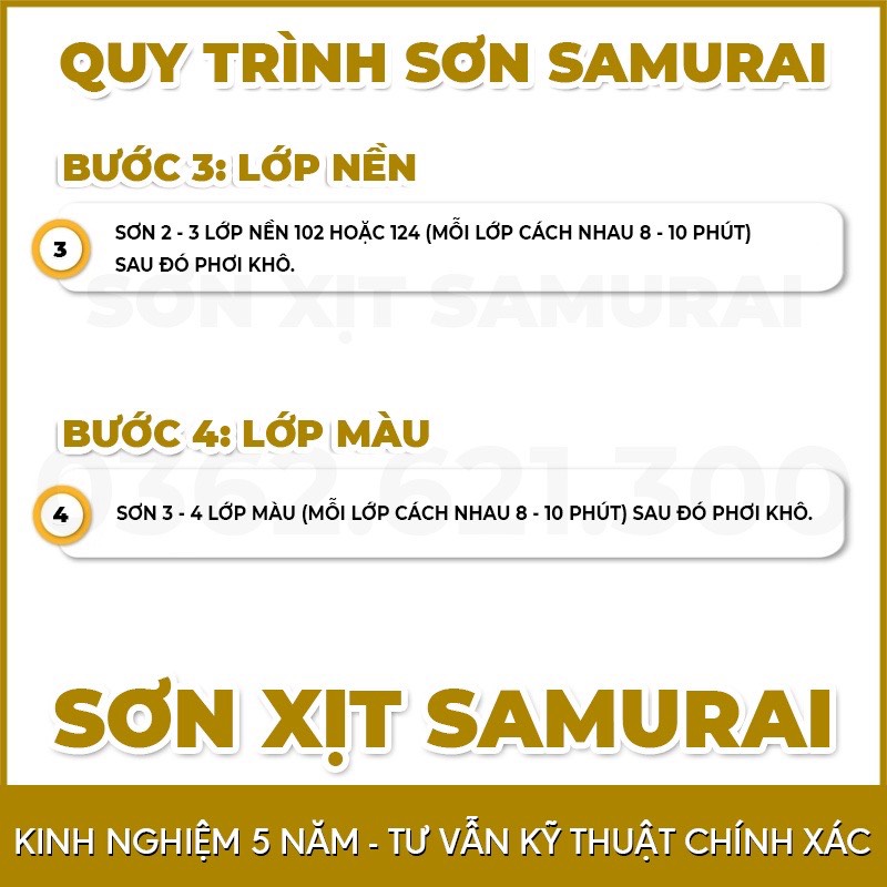 Sơn Samurai Màu Xanh 312 - Sơn Xịt Samurai Màu Xanh Da Trời