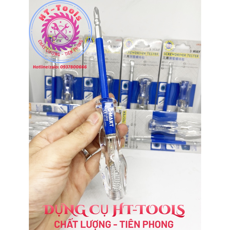 Bút thử điện hai đầu C-MART L0038