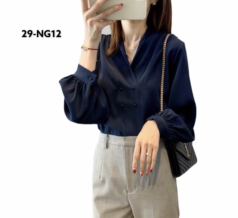 ÁO SƠ MI CỔ TIM - 29-NG12