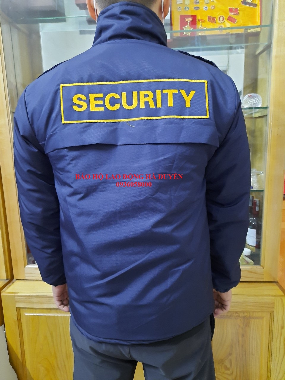 Security Embroidered Protective Jacket (Cotton Windshield Jacket)