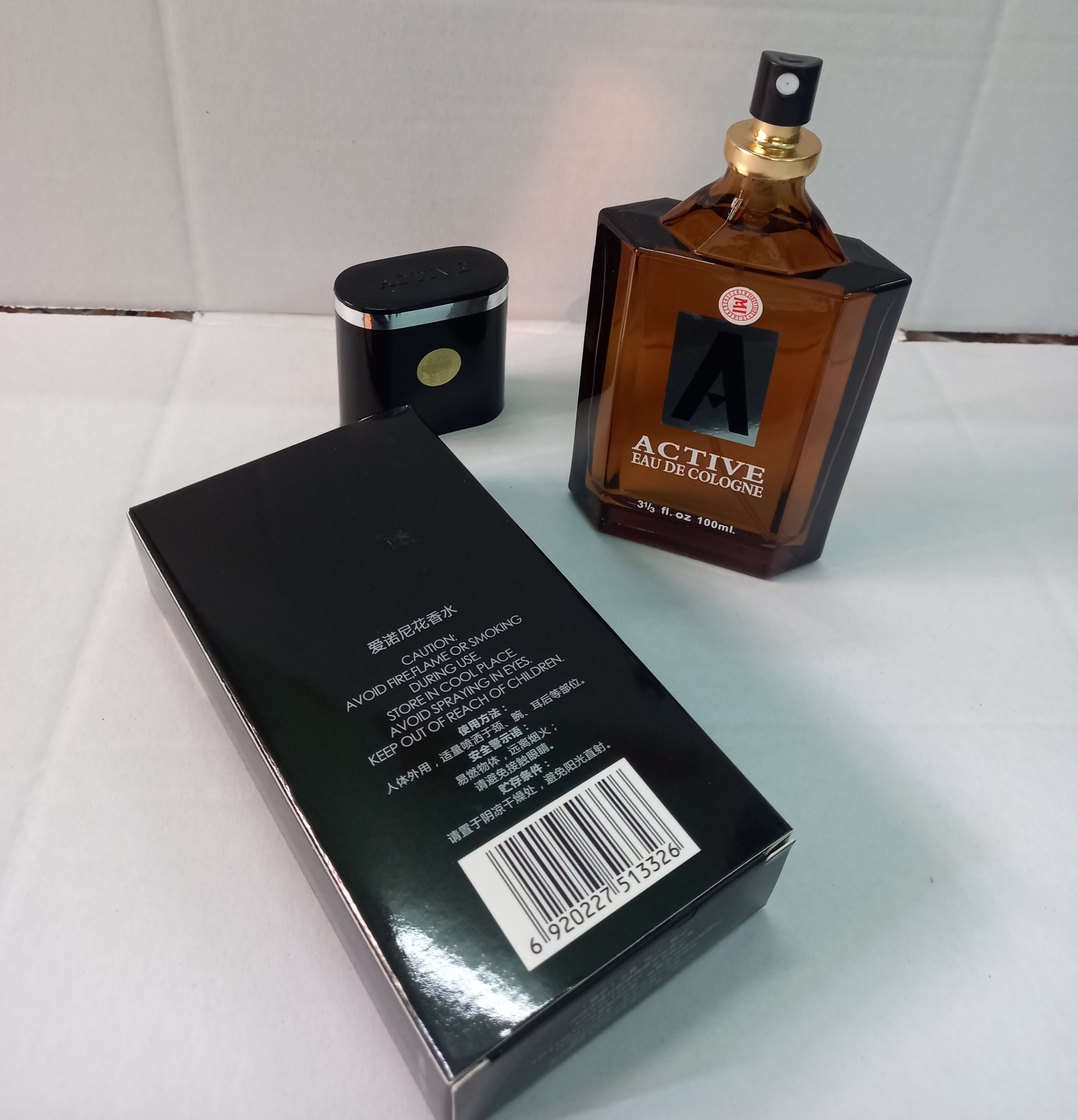 Nước hoa nam Active Eau de cologne  Đen For Men 100ml