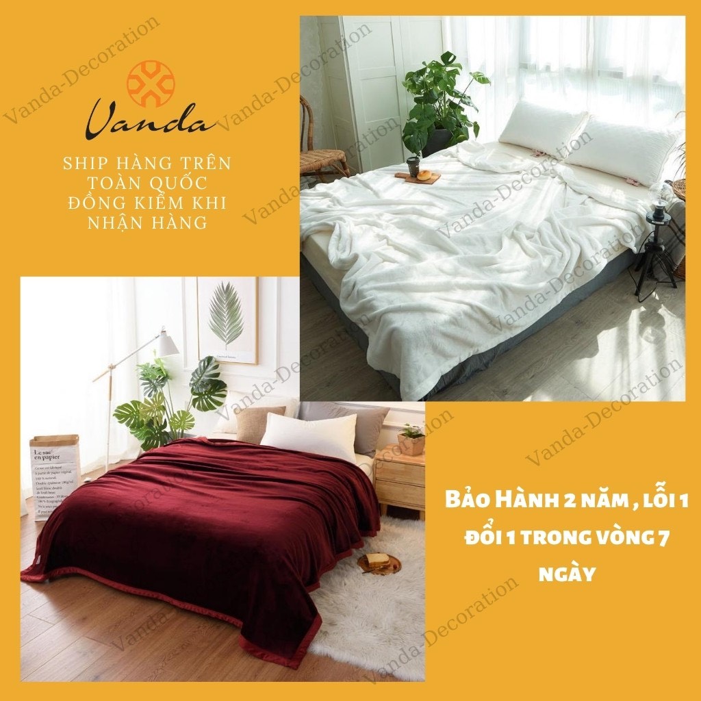 Chăn lông thỏ Muji - Blanket mỏng nhẹ siêu ấm