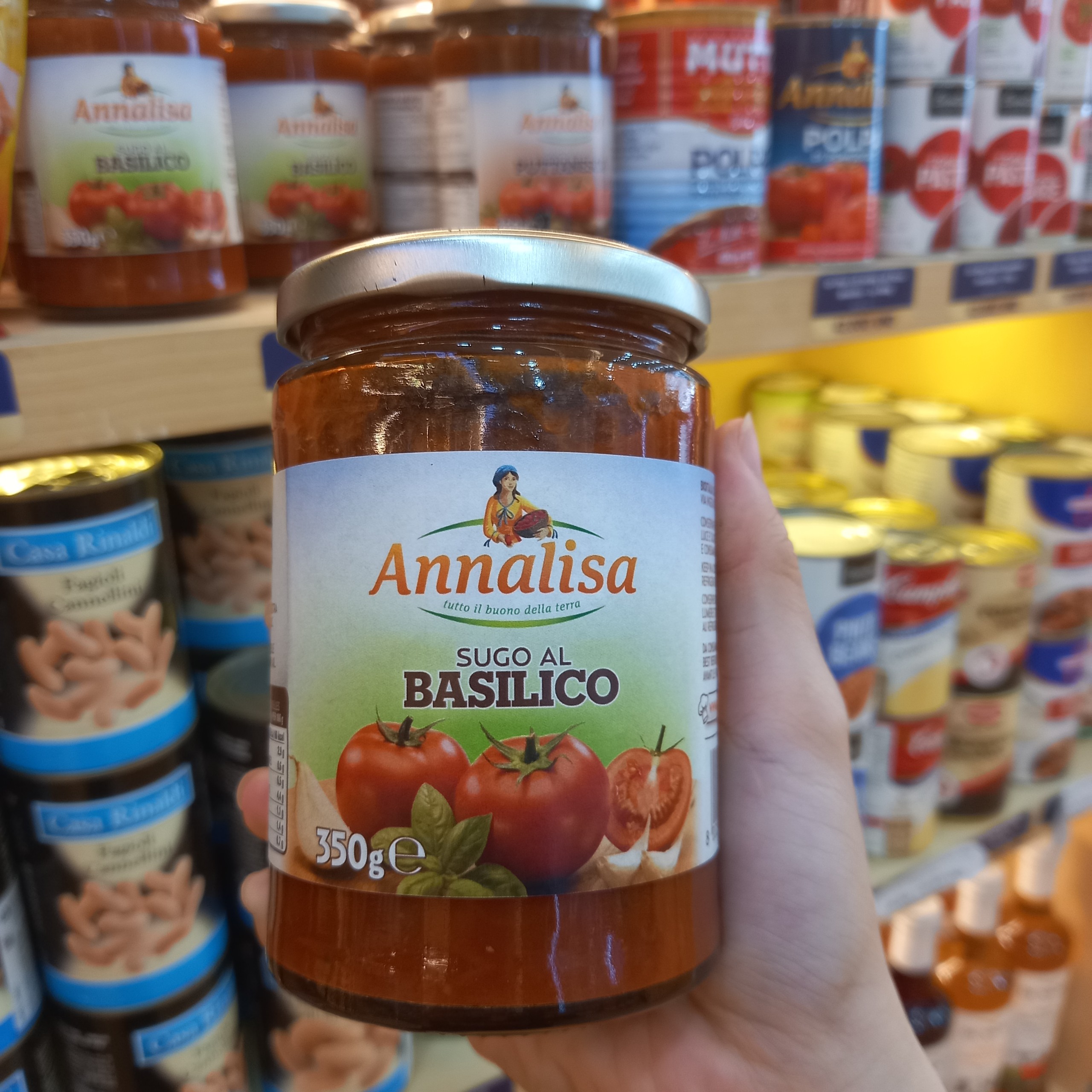 Sốt Basil/Basilico Annalisa 350g