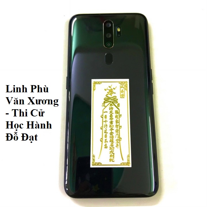 [HCM]Linh Phù Văn Xương- Thi Cử Học Hành Đỗ Đạt dán điện thoại laptop xe máy xe hơi bàn thờ ông địa hay vị trí làm việc TMT Collection- SP005357