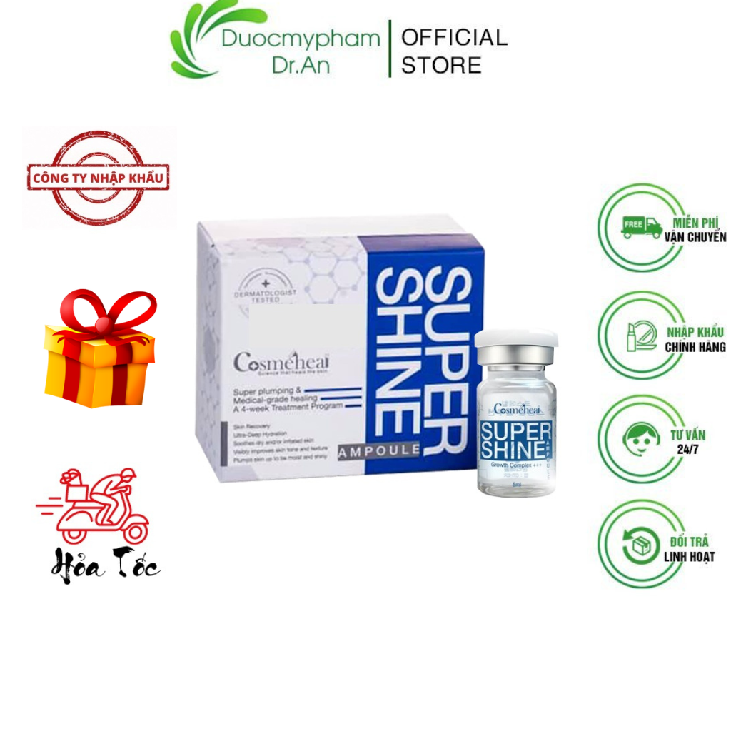 Imports-stem cells cosmeheal supershine ampoule recovery stretch ball skin, wrinkle reduction, grade ẩm-duocmyphamdran