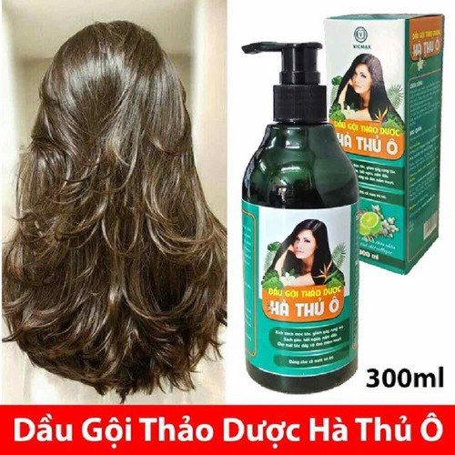 Chai Dầu Gội Mượt Tóc Hà Thủ Ô-DẦU GỘI THẢO DƯỢC HÀ THỦ Ô BỒ KẾT SẢ CHANH