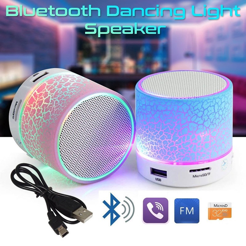 [HCM]Loa Bluetooth Led Nháy Theo Nhạc Mini A9