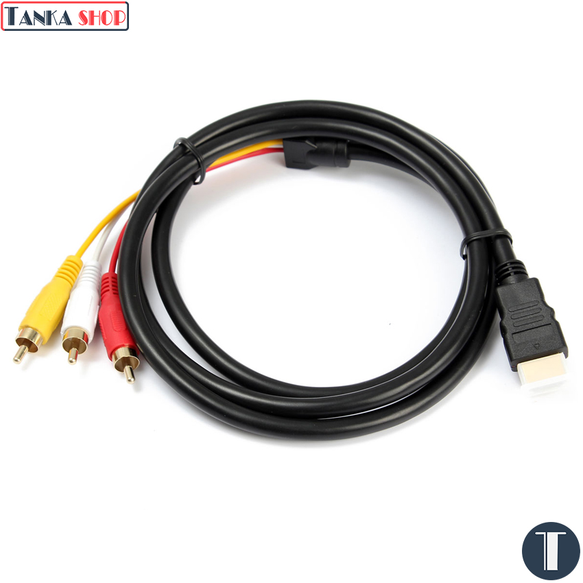 Dây cáp chuyển đổi tín hiệu HDMI sang AV 3 RCA