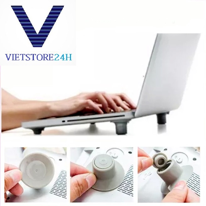 Combo 4 nút cách nhiệt laptop