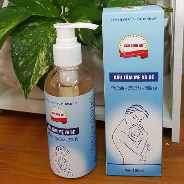 Combo 2 lọ dầu tắm mẹ và bé Cầu Bình An