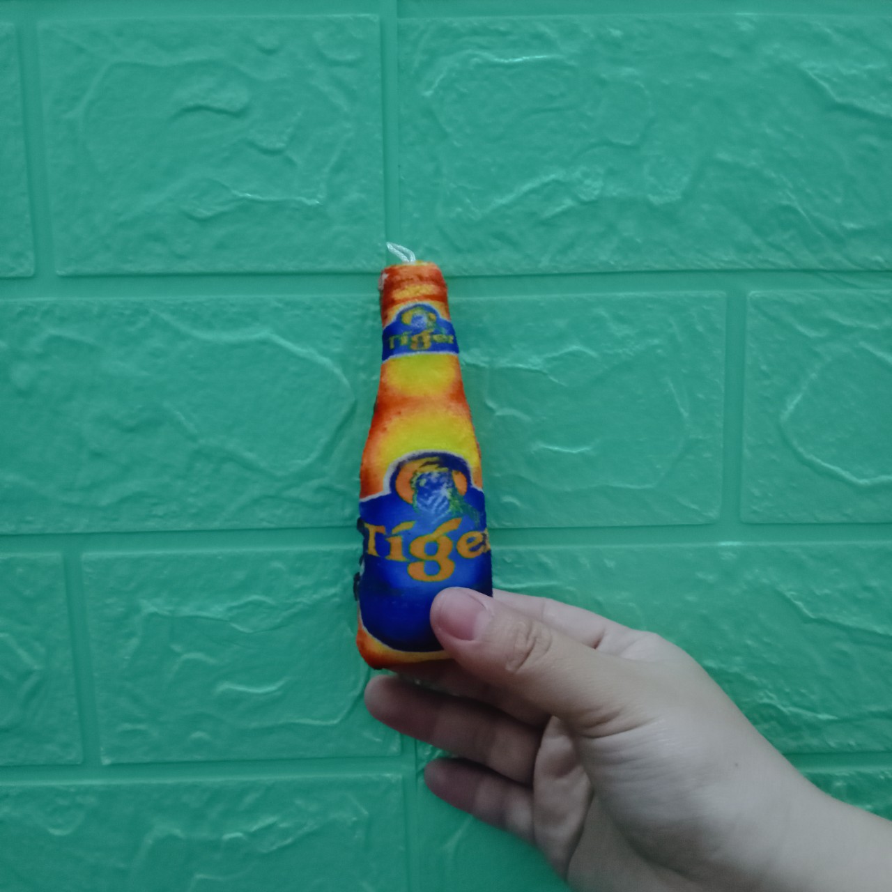 Gấu bông bia heniken 10cm cao cấp in 3d