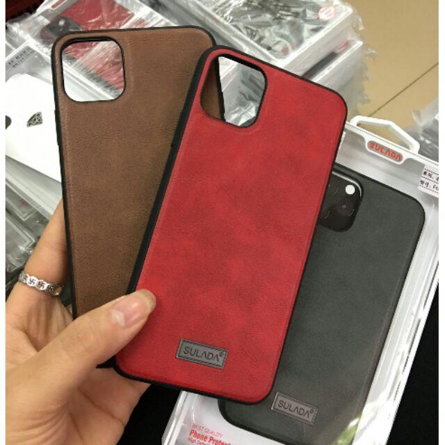 Ốp lưng Sulada vân da iPhone 11 / 11Pro / 11 Pro Max  Siêu Bền Ảnh Thật
