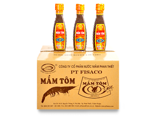 MẮM TÔM PT FISACO chai 110gr - Hiệu Con Cá Vàng