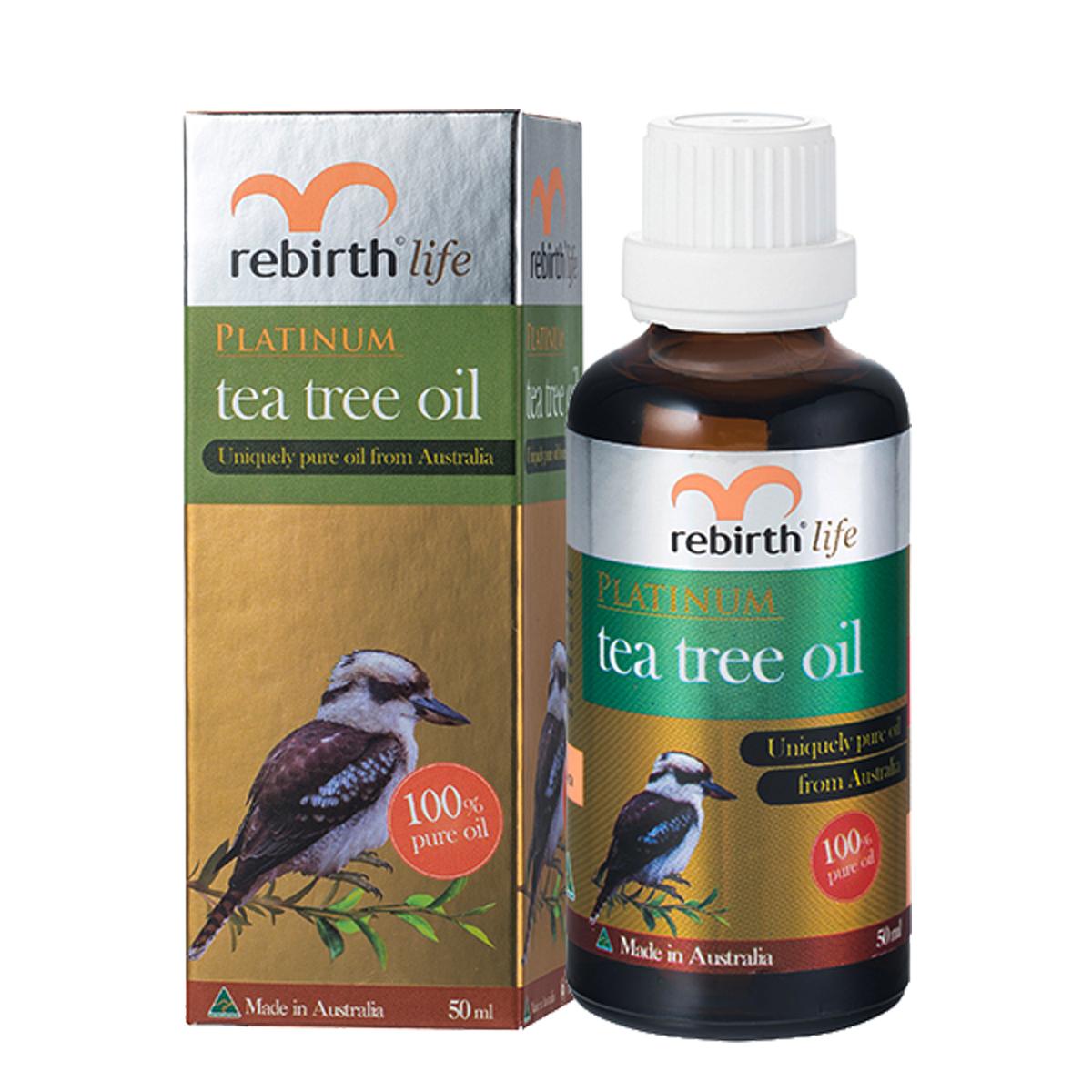 [HCM]Tinh dầu tràm trà Rebirth Life 50ml