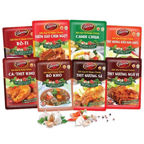 Xốt Gia Vị Hoàn Chỉnh Barona 80g